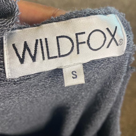 Revolve WildFox I NEED COFFEE Oversized Gray Sweater S - Picture 4 of 10